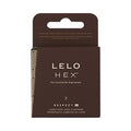 LELO HEX Respect XL Lubricated Latex Condoms 3-Pack