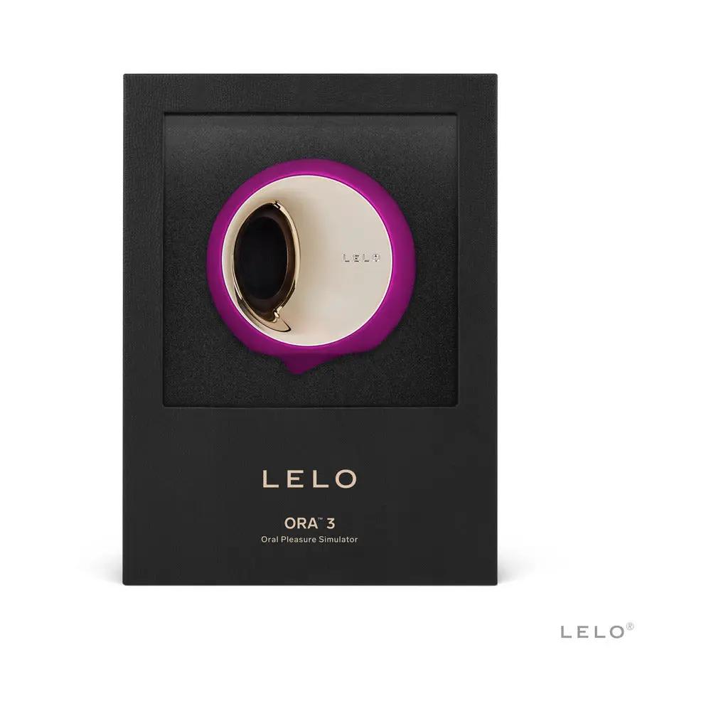 LELO ORA 3 Rechargeable Clitoral Stimulator Deep Rose by LELO