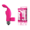 The 9's Flirt Finger Bunny Finger Vibrator Pink by Icon Brands