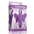 The 9's Flirt finger Butterfly Finger Vibrator Purple by Icon Brands
