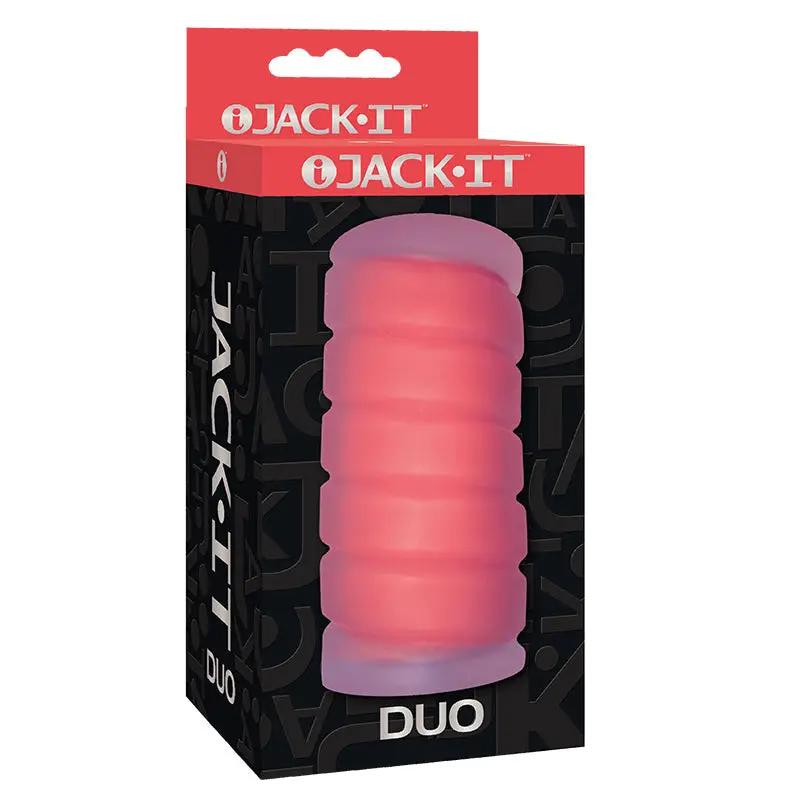 Jack-It Duo Stroker Cherry by Icon Brands