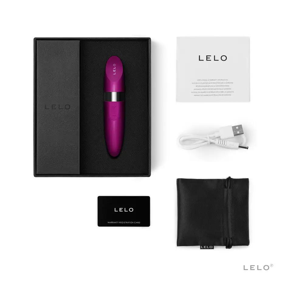 LELO MIA 2 Rechargeable Lipstick Vibrator Deep Rose by LELO