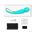LELO SMART WAND 2 Large Rechargeable Wand Vibrator Aqua by LELO