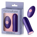 FemmeFunn Versa Bullet Rechargeable Remote-Controlled Vibrator Dark Purple by FemmeFunn