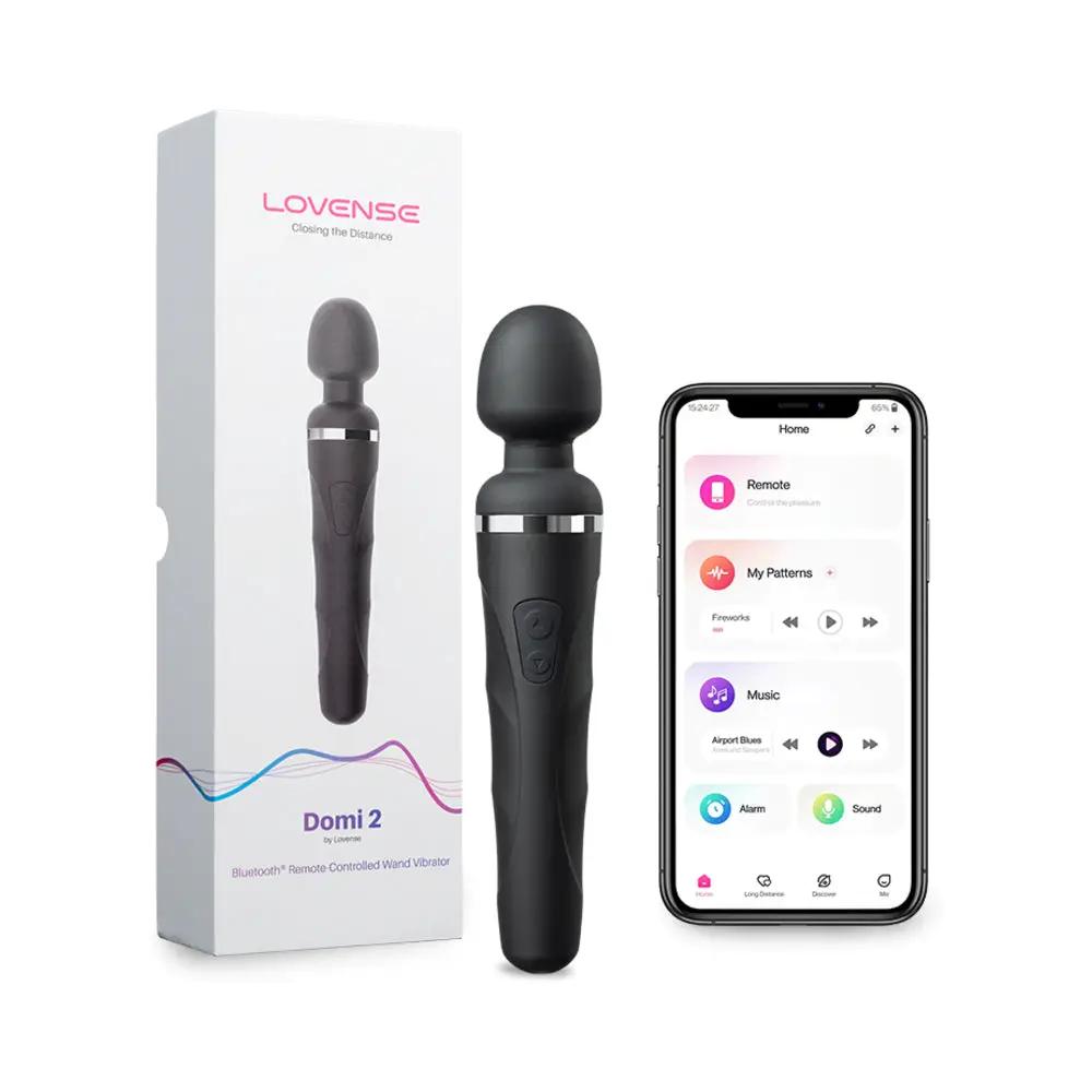 Lovense Domi 2 Bluetooth Programmable Wand Vibrator by Lovense