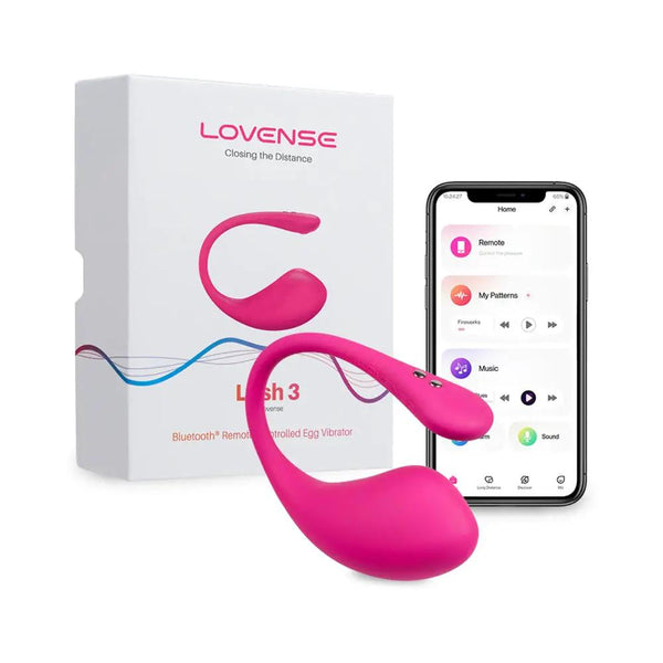 Lovense Lush 3 Bluetooth Remote-Controlled Egg Vibrator by Lovense