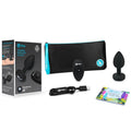 b-Vibe Vibrating Jewel Rechargeable Remote-Controlled Anal Plug with Gem Base Black Diamond Medium/Large by b-Vibe