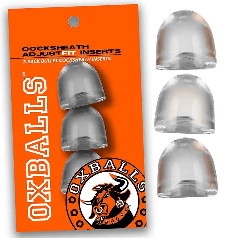 OxBalls ADJUSTFIT INSERT 3-Pack Clear by Oxballs