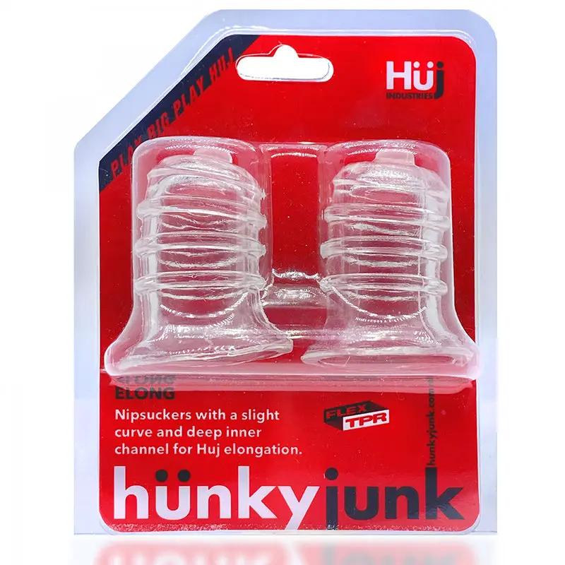hunkyjunk ELONG Wide-Base Nipsucker Clear by Oxballs