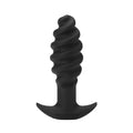 Tantus Twist Anal Plug Onyx (Bag) by Tantus