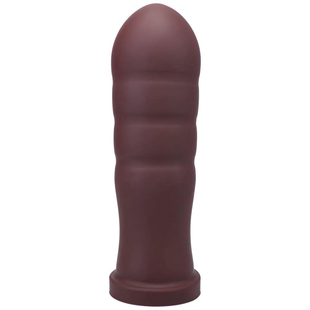 Tantus Meat Wave Firm Anal Plug Oxblood (Box) by Tantus