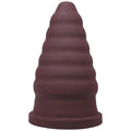 Tantus Cone Ripple Firm Dildo Garnet (Box) by Tantus