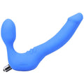 Tantus Strapless Slim Vibrating Strap-On Dildo Azure by Tantus