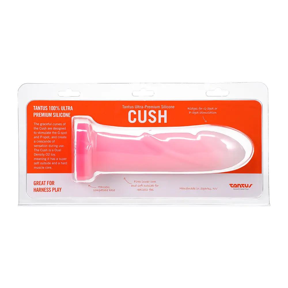 Tantus Cush O2 Dual Density G-Spot Dildo Rose Quartz by Tantus