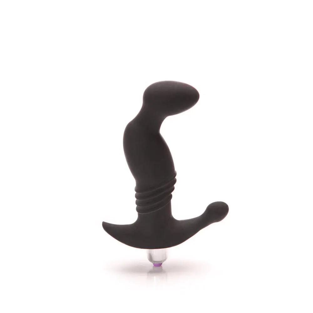 Tantus Prostate Play Vibrating Prostate Massager Black Onyx by Tantus