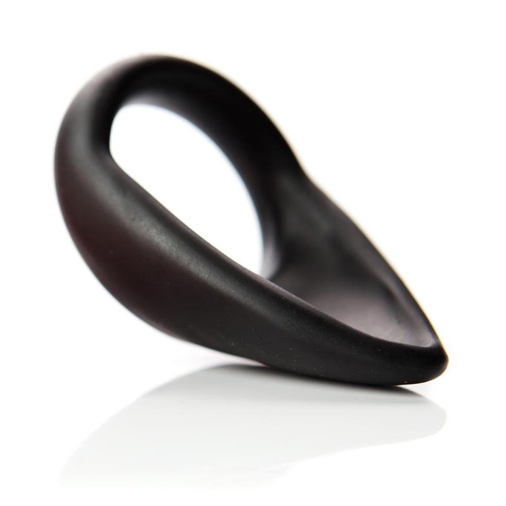 Tantus Cock Sling Teardrop 2 in. Black (Bag) by Tantus