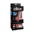 King Cock Plus 7 in. Triple Density Cock Realistic Dildo With Suction Cup Tan by Pipedream