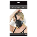 Darque Fetish Mask Black OS by Coquette