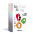 Love to Love Kit Neon Ring Silicone Cockring Set by Lovely Planet