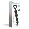 Love to Love Bing Bang Silicone Anal Beads Noir Large by Lovely Planet