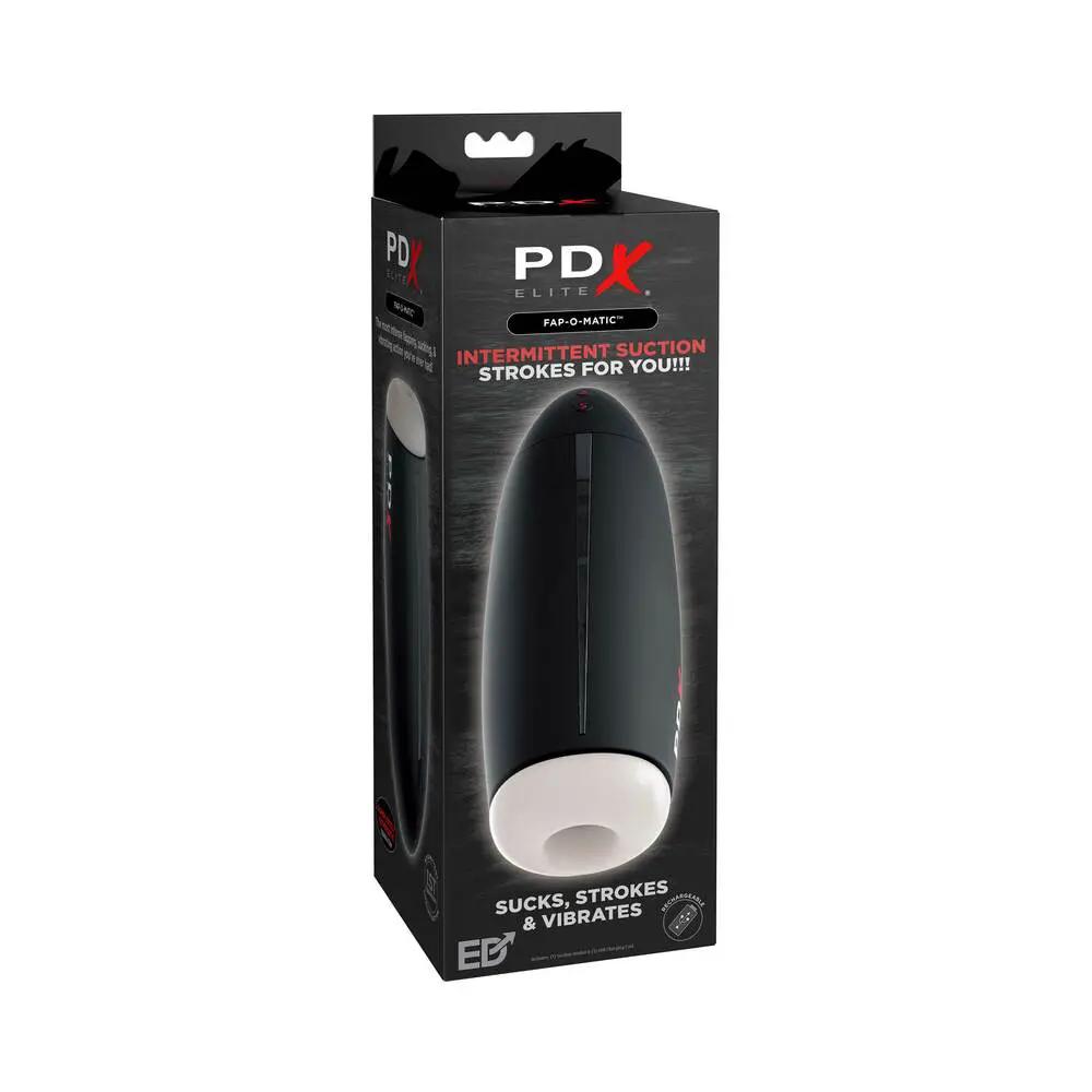 PDX Elite Fap-O-Matic Rechargeable Vibrating Suction Stroker by PDX Brands