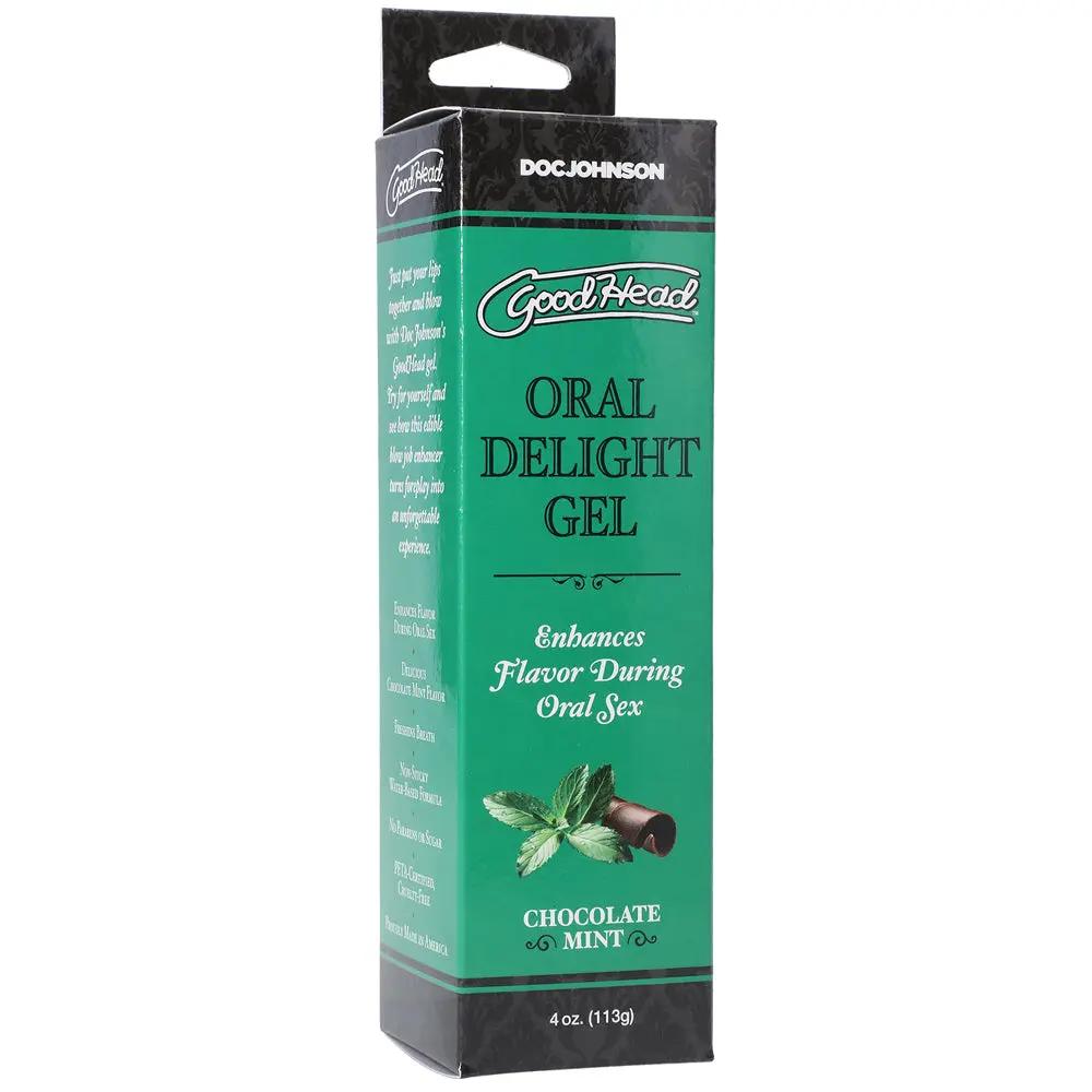 GoodHead Oral Delight Gel Chocolate Mint 4 oz. by Doc Johnson