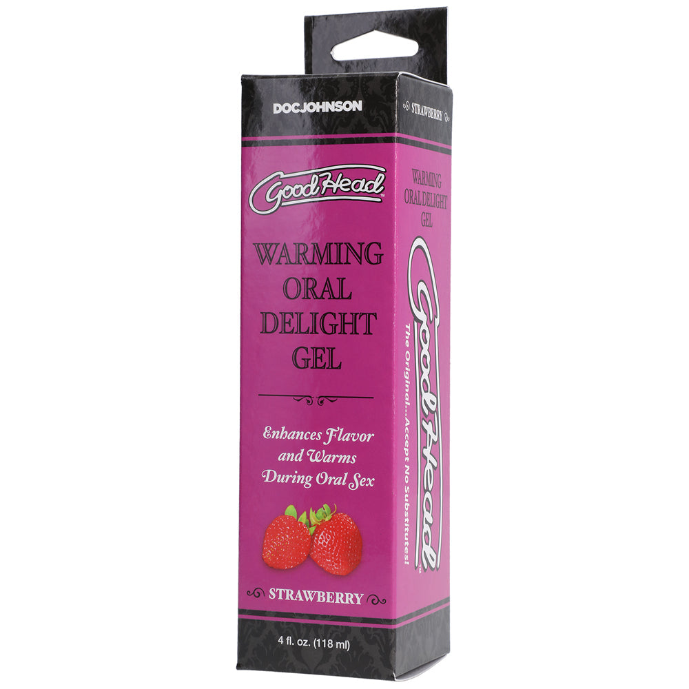 GoodHead Warming Head Oral Delight Gel Strawberry 4 oz. by Doc Johnson
