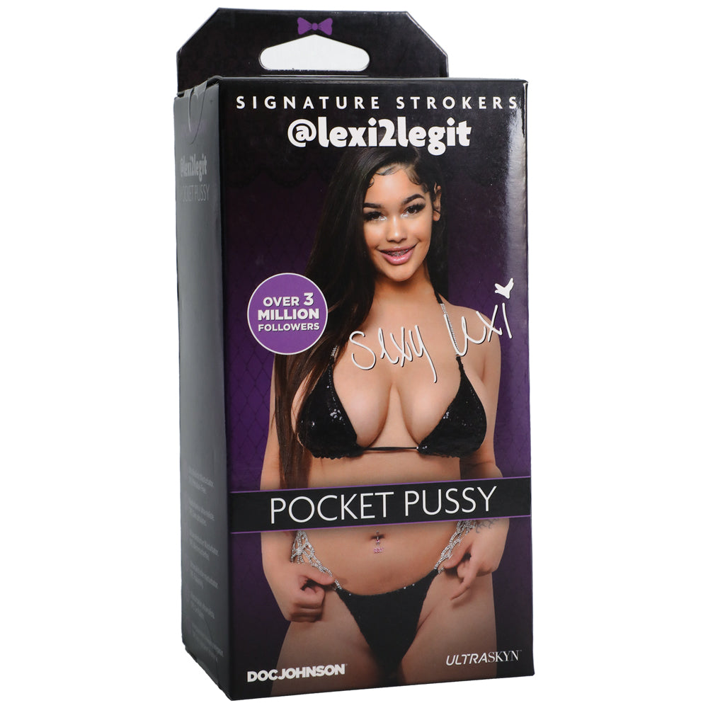 Signature Strokers Girls of Social Media @lexi2legit ULTRASKYN Pocket Pussy by Doc Johnson