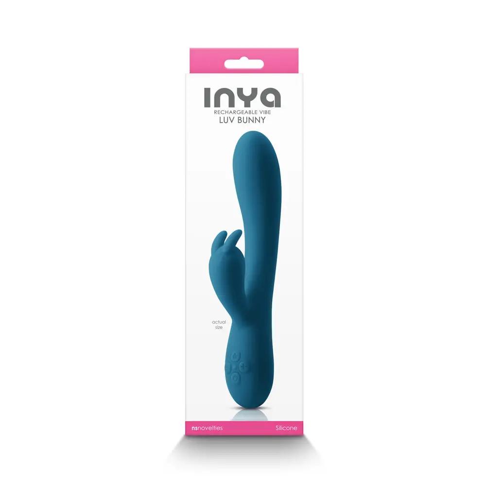 INYA Luv Bunny Rechargeable Vibe Dark Teal by NS Novelties