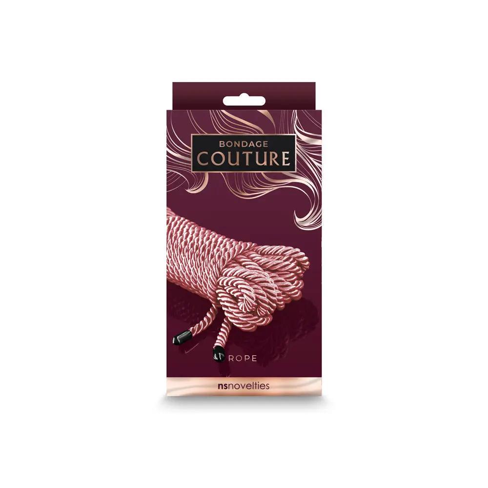 Bondage Couture Rope 25 ' Rose Gold by NS Novelties