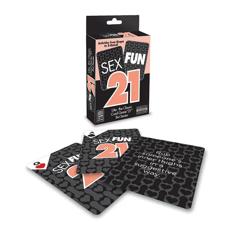 Sex Fun 21 Card Game by Little Genie