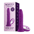FemmeFunn Vortex Turbo Shaft 2.0 8 in. Vibrating Rotating Dildo Purple by FemmeFunn