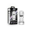 M for Men Soft + Wet Magnifier Self-Lubricating See-Through Stroker Clear by Blush