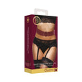 Ouch! Halo Ringed Waist Restraint Belt Burgundy S/M by Shots