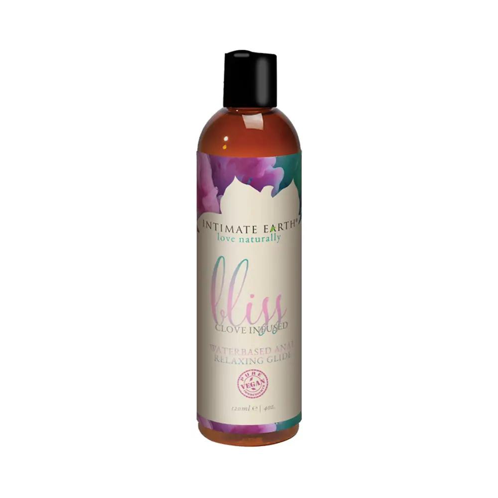 Intimate Earth Bliss Clove Infused Water-Based Anal Relaxing Glide 4 oz. by Intimate Earth