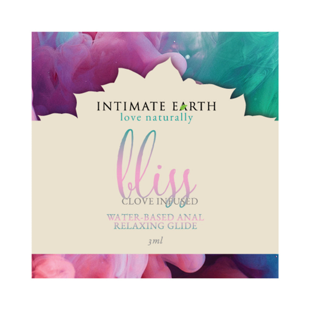Intimate Earth Bliss Anal Relaxing Waterbased Glide 3 ml/0.10 oz/0.10 oz Foil by Intimate Earth