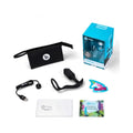 b-Vibe Vibrating Snug & Tug Rechargeable Weighted Silicone Anal Plug with Cockring Medium Black by b-Vibe