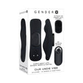 Gender X Our Undie Vibe Rechargeable Remote-Controlled Magnetic Silicone Underwear Vibrator Black by Gender X