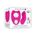 Gender X Under The Radar Rechargeable Remote-Controlled Magnetic Silicone Underwear Vibrator Pink by Gender X