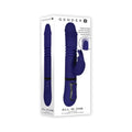 Gender X All In One Rechargeable Thrusting Rotating Silicone Rabbit Vibrator Purple by Gender X
