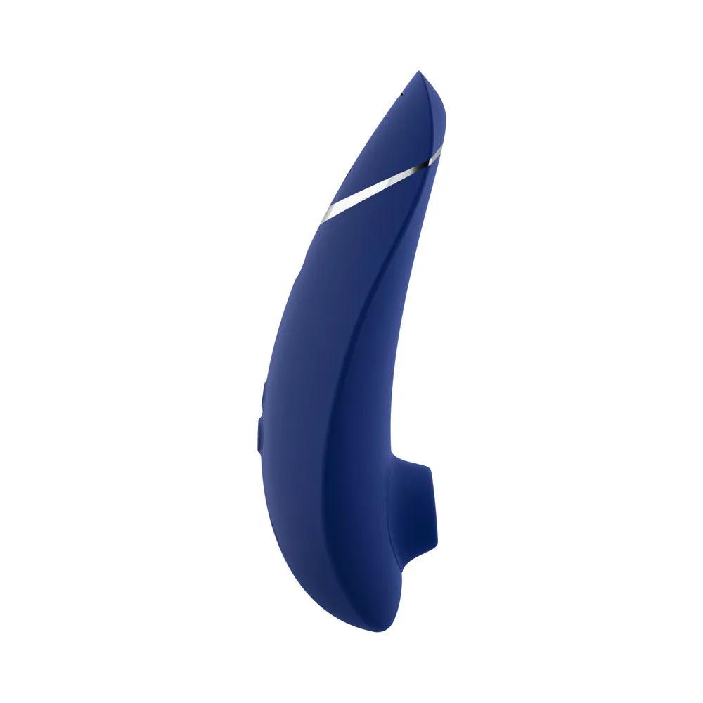 Womanizer Premium 2 Rechargeable Silicone Luxurious Pleasure Air Clitoral Stimulator Blueberry by Womanizer