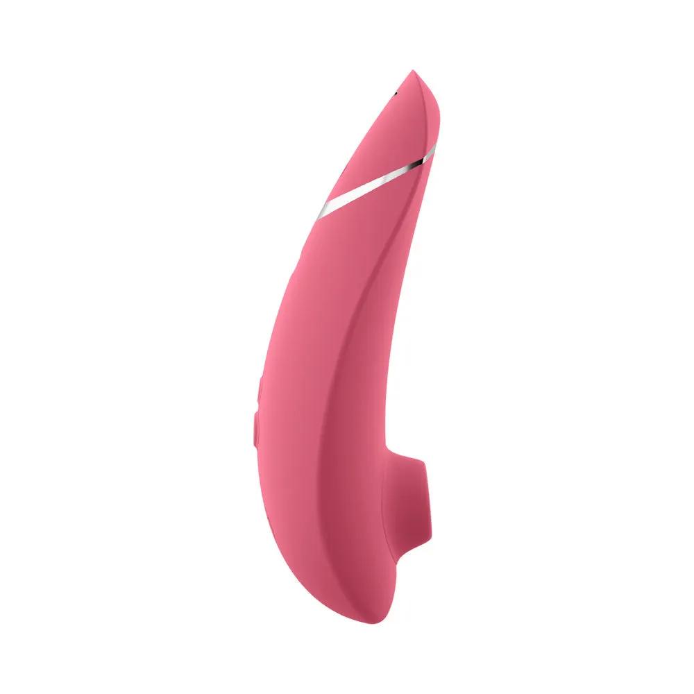 Womanizer Premium 2 Rechargeable Silicone Luxurious Pleasure Air Clitoral Stimulator Raspberry by Womanizer