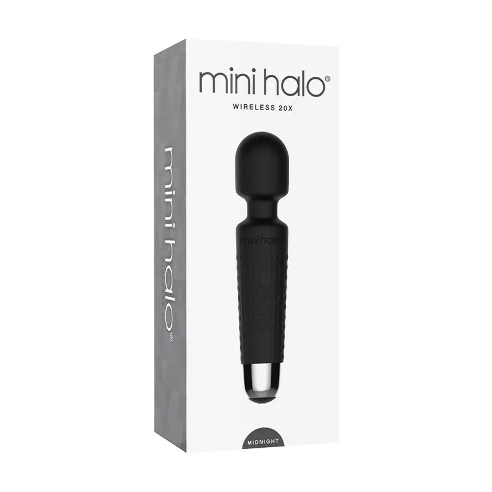 Mini Halo Wireless Wand 20X Silicone Midnight by Shibari