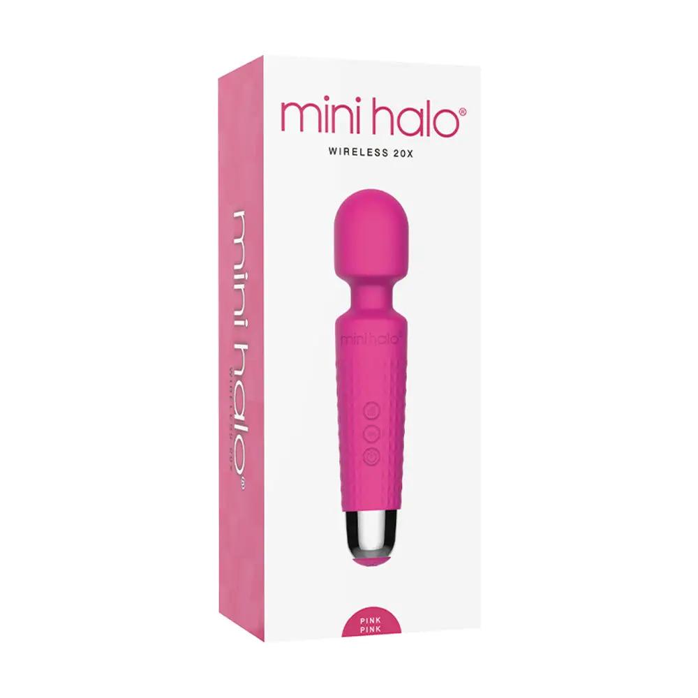 Mini Halo Wireless Wand 20X Silicone Pink Pink by Shibari