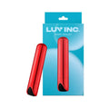 Luv Inc Sb33 Shiny Bullet Rechargeable Vibrator Red by Luv Inc.
