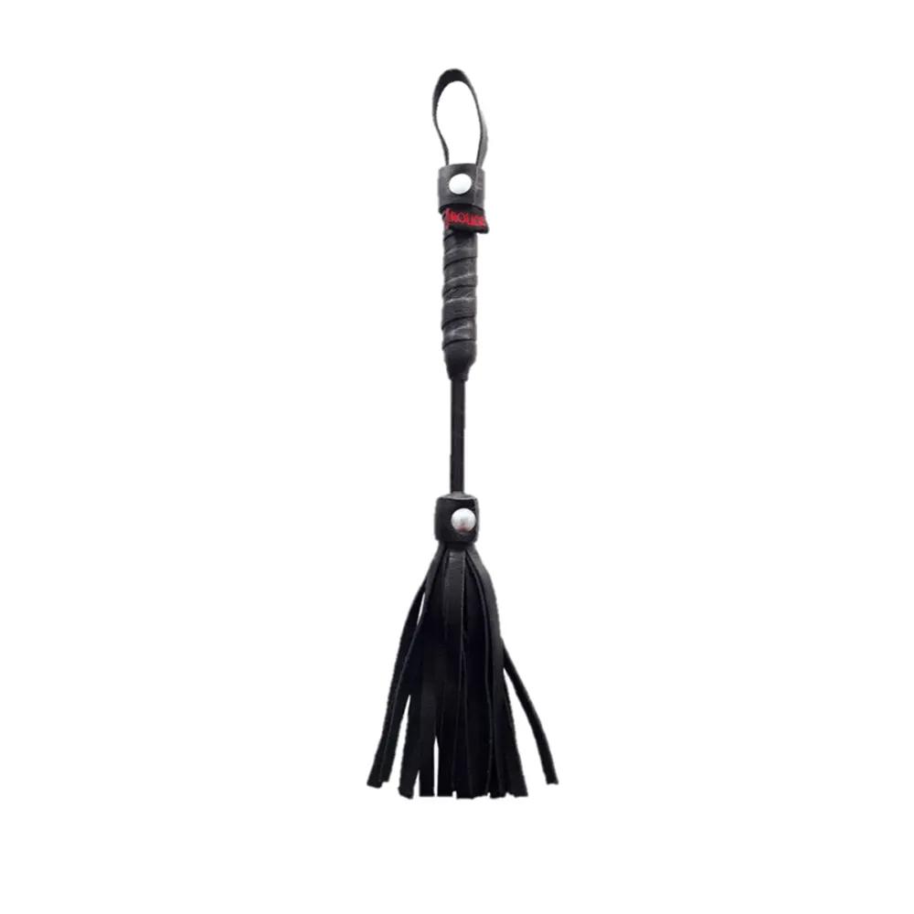 Rouge Mini Flogger 10 in. Black by Rouge Garments