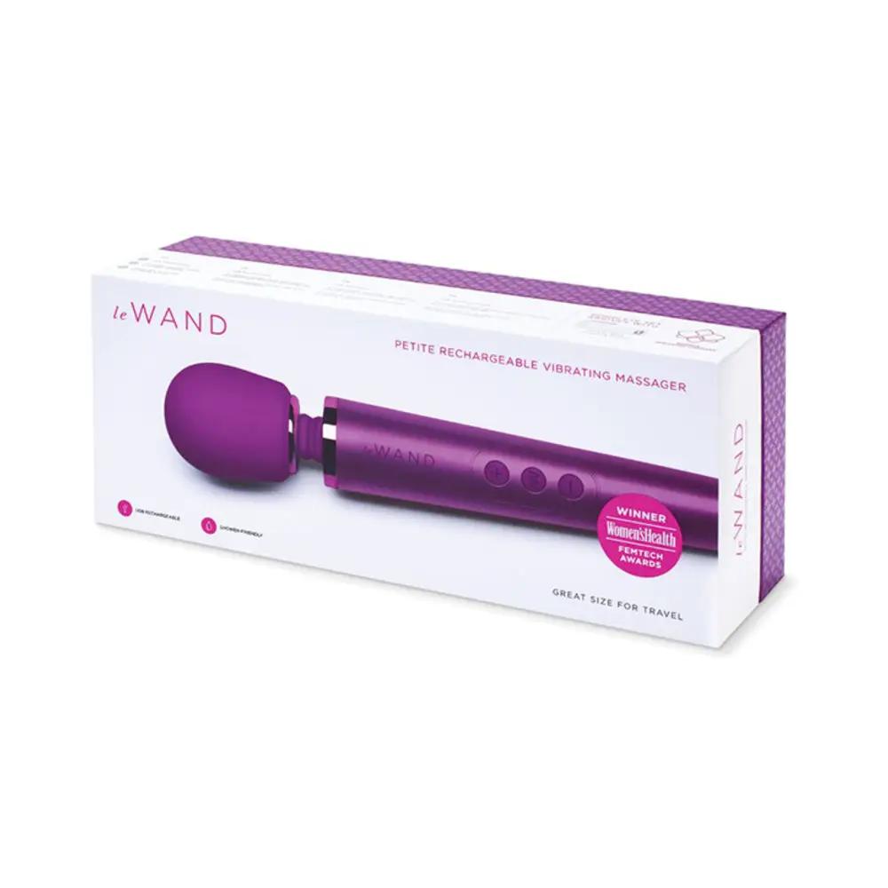 Le Wand Petite Rechargeable Massager Dark Cherry by Le Wand