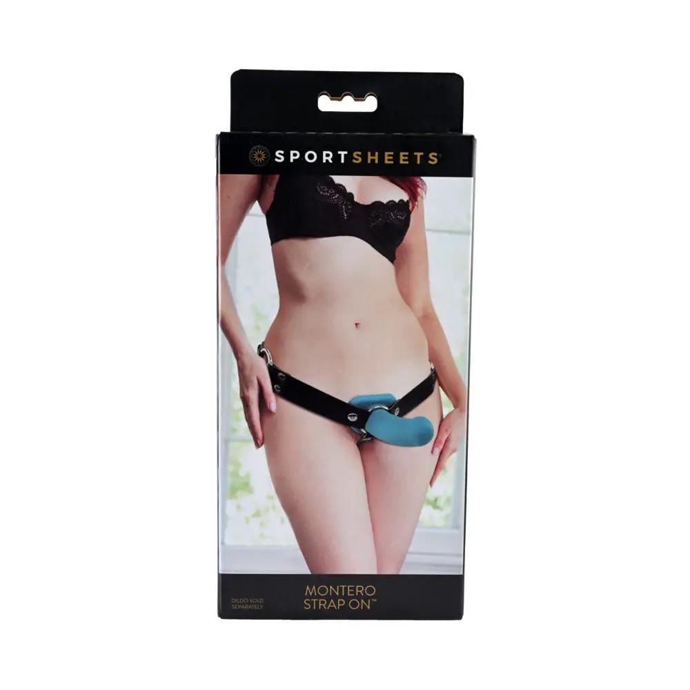 Sportsheets Montero Adjustable Strap-On Harness Black by Sportsheets