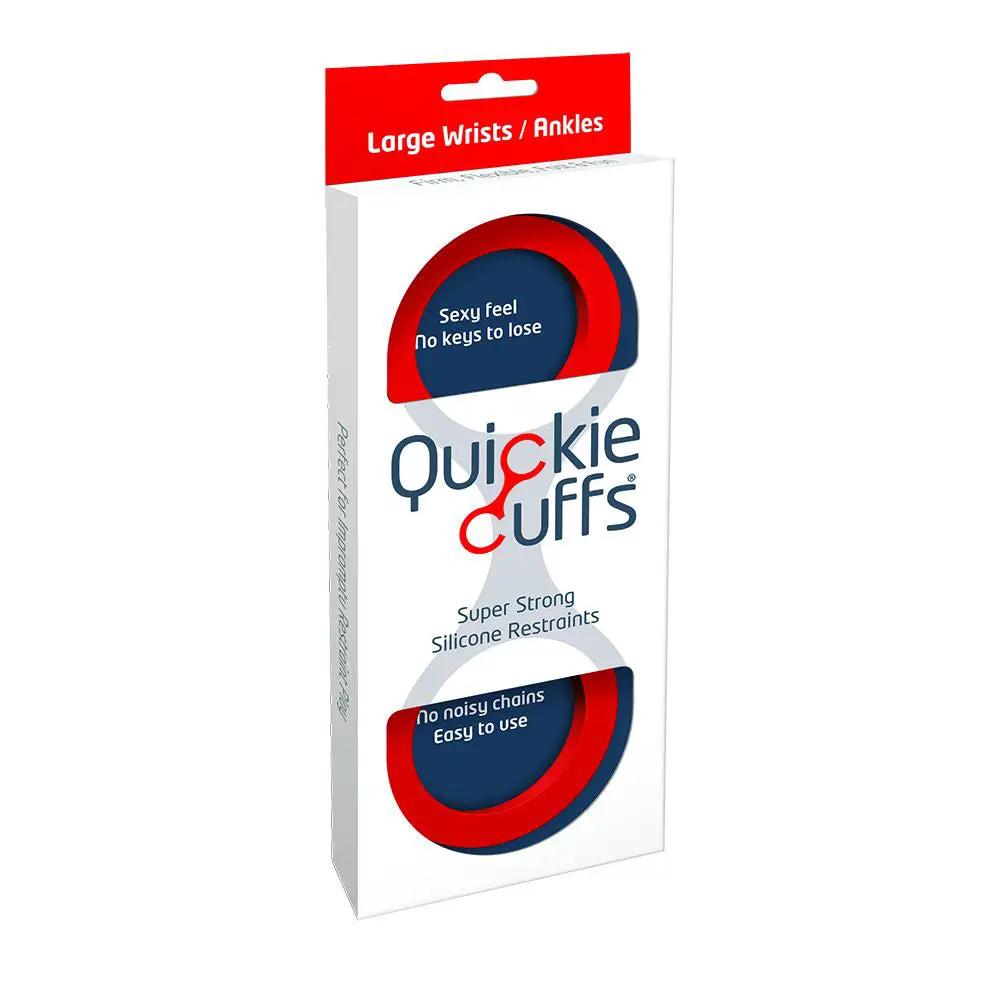 Quickie Cuffs Large Red by Creative Conceptions