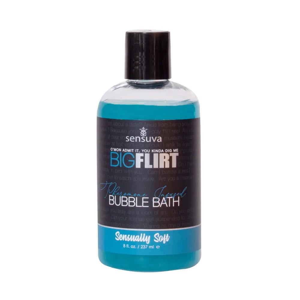 Sensuva Big Flirt Pheromone-Infused Bubble Bath Sensually Soft 8 oz. by Sensuva